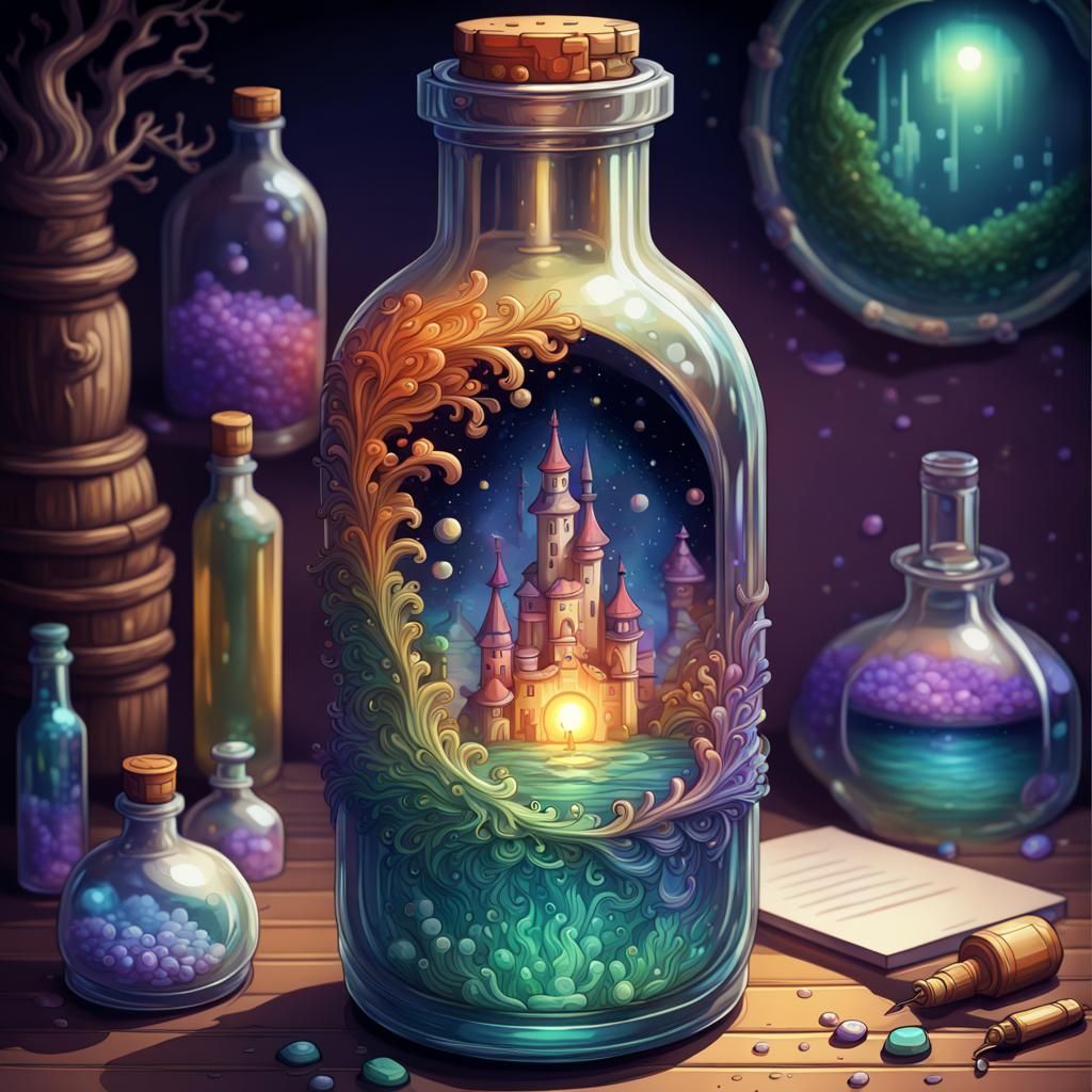 Mystic Bottle  by @Mastre