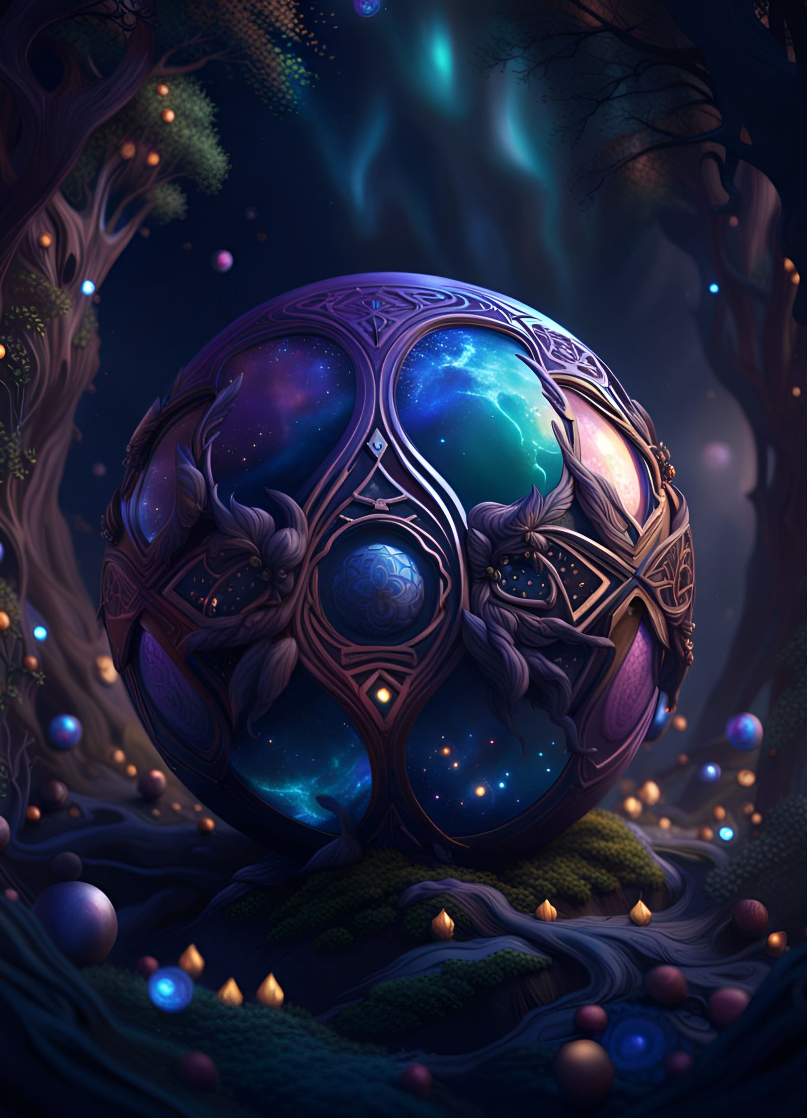 Elven Magic Spheres in Infinite Anime Dimension