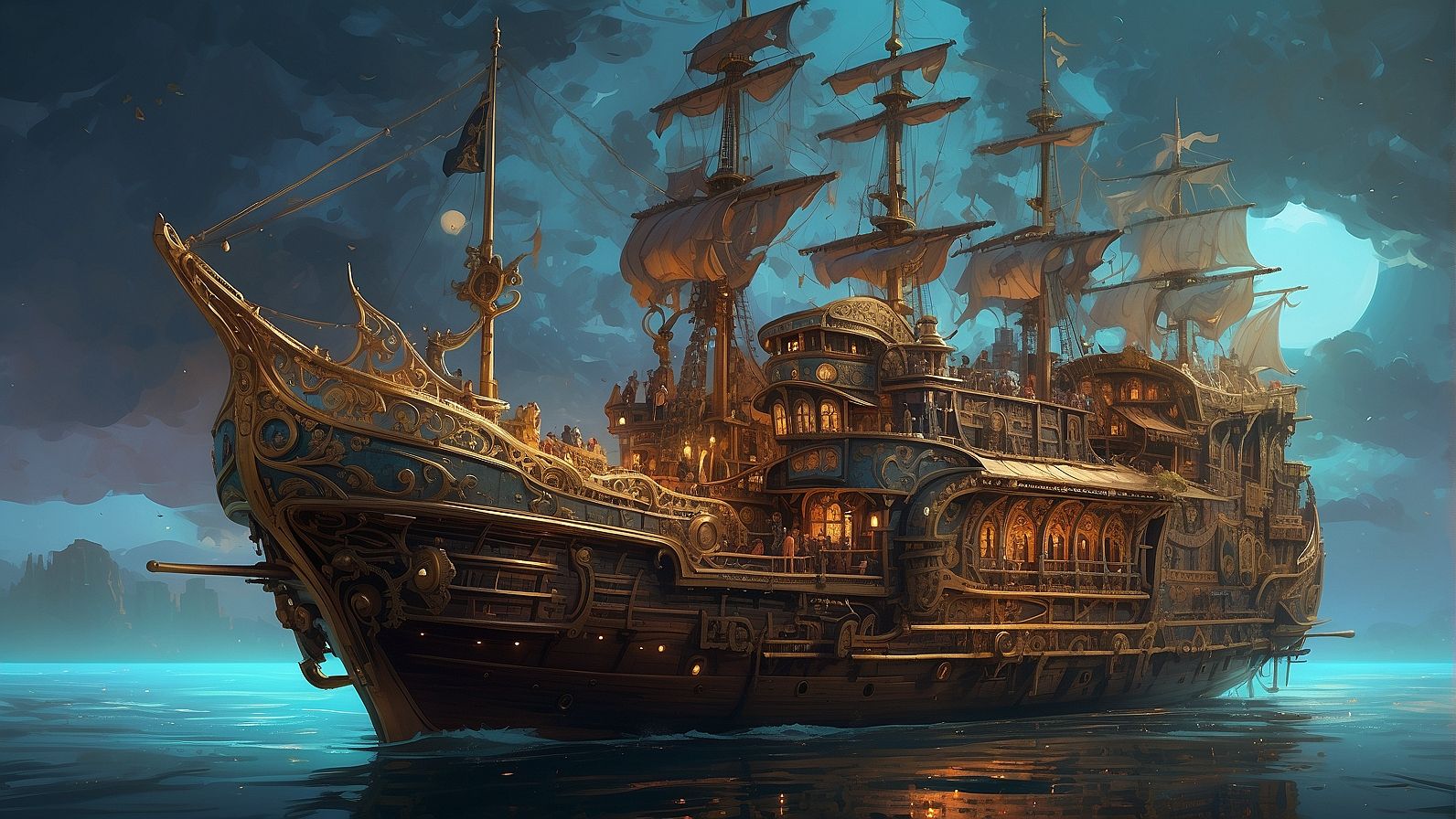 Steampunk ship 🚢