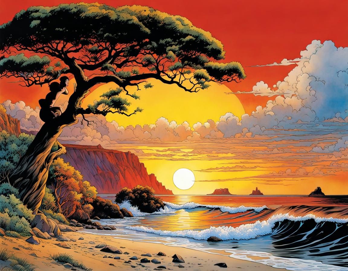 anime landscape 2  by @Chrisler451