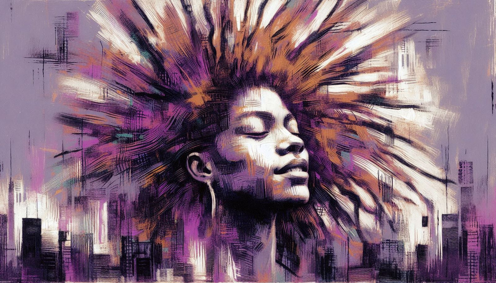 Blazing Grace 🌸🙏 Overlay Gilt Graffiti