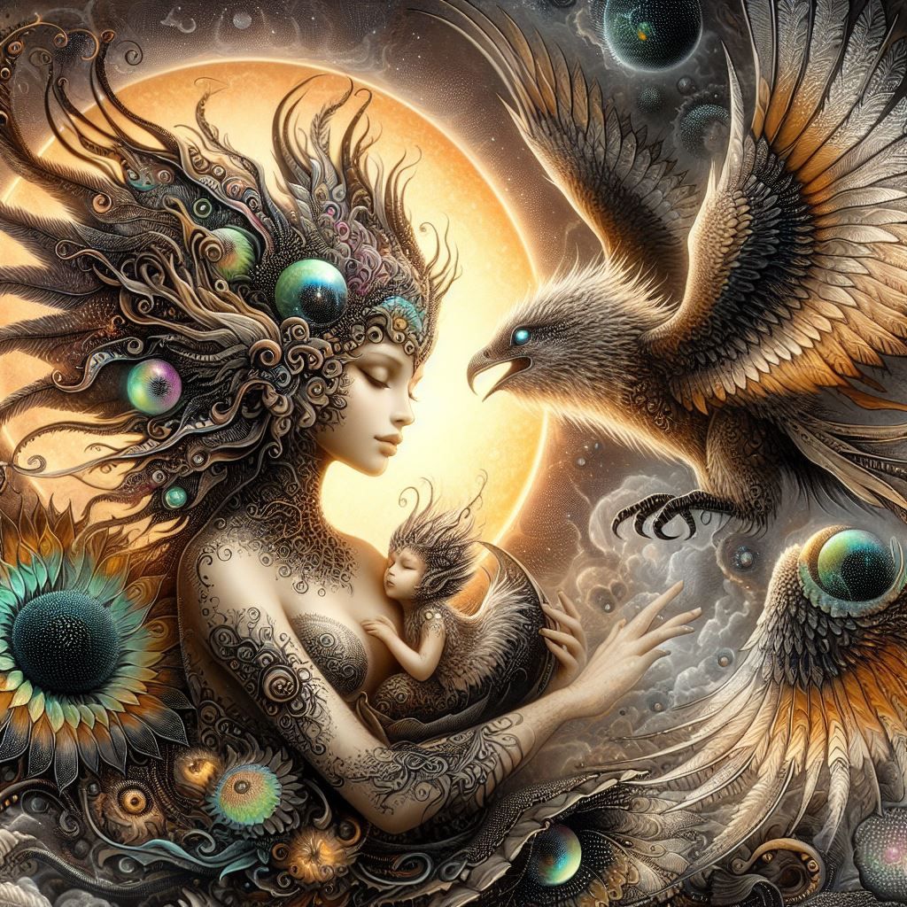 Night Bird Witch With Eggs!!!!