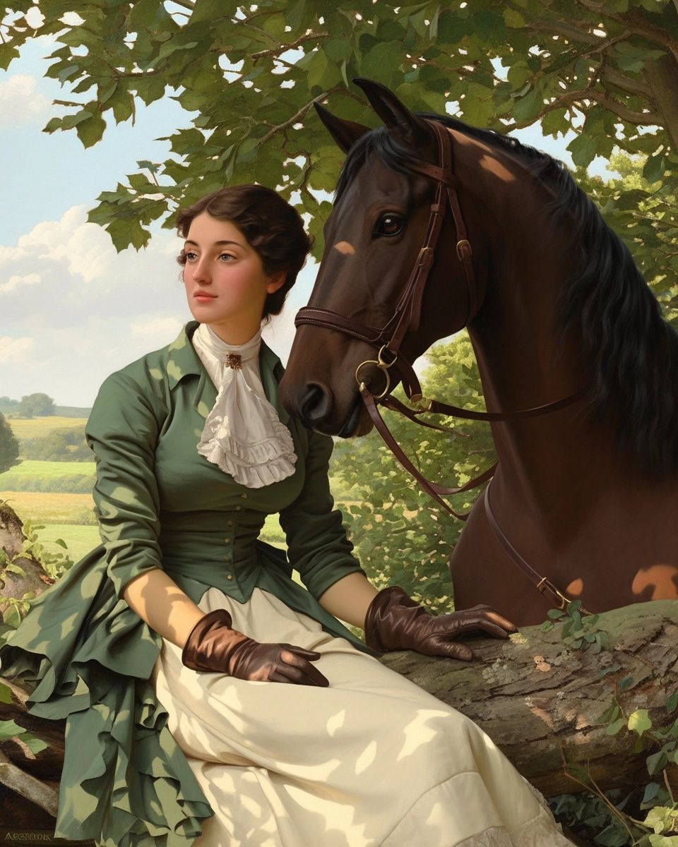 Woman and Horse