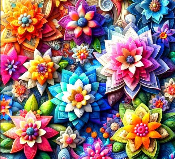 Quilted Flowers
