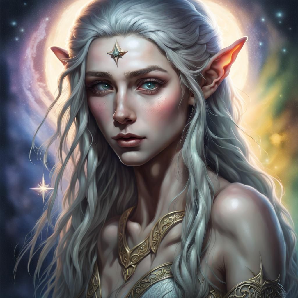 portrait of an elf - AI Generated Artwork - NightCafe Creator