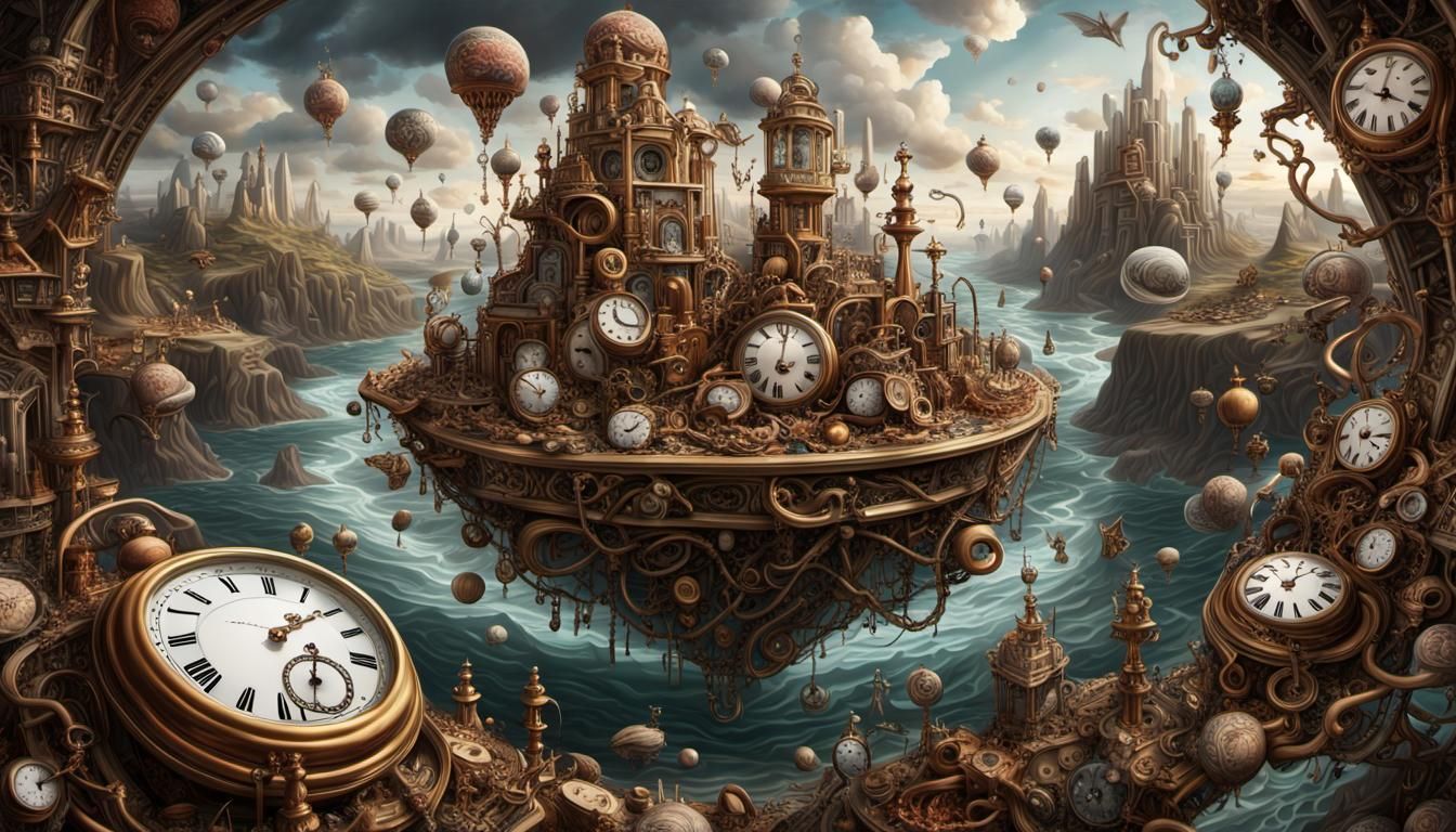 Time is a strange concept  by @Charlotte