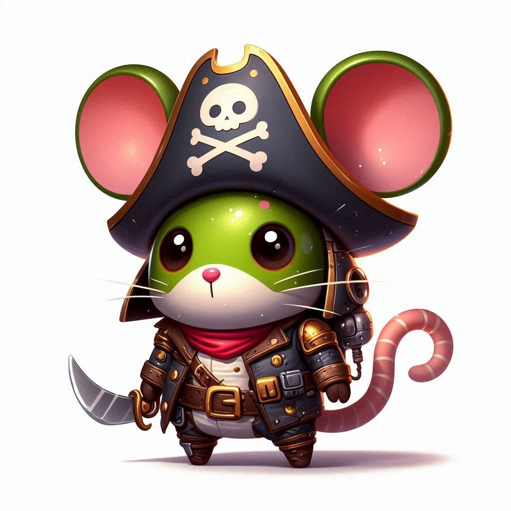 Pirate Mouse Droid Who Sliced the Cheese