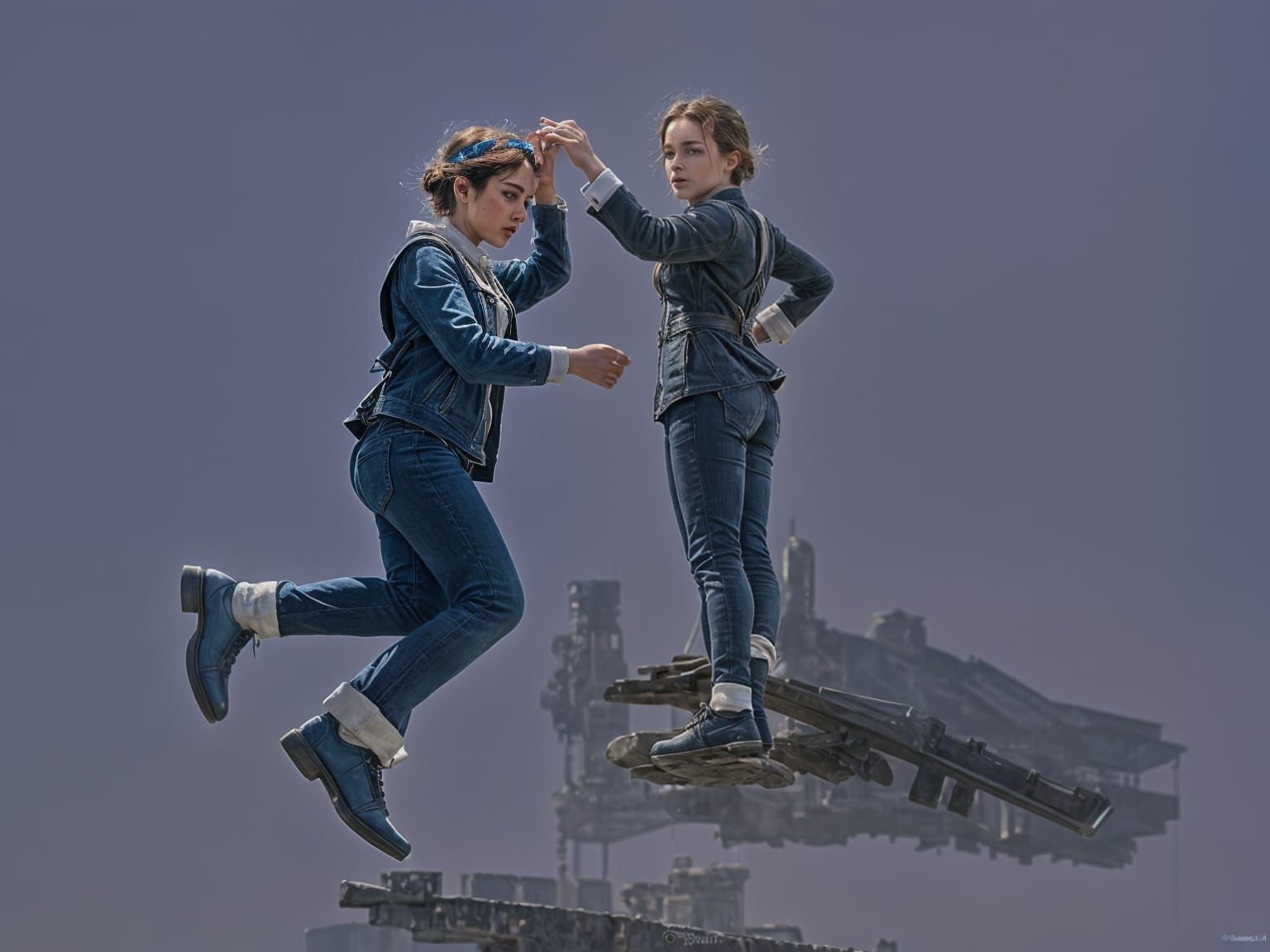 El horror se desliza, suave e hiriente,
como (sombras que bailan en la pared,
)
la razón se deshace, se vuelve ausente,
y en su canto perdid...