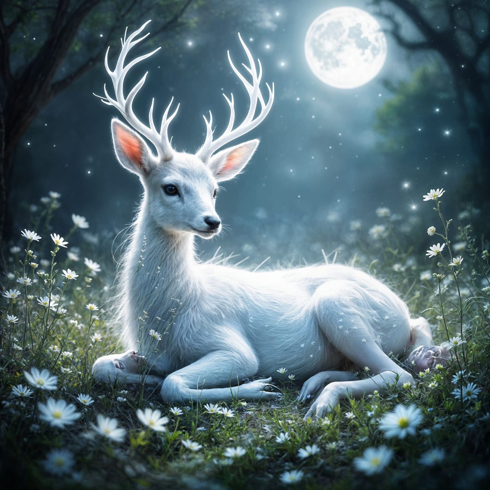 Moonborn doe  by @Francis H