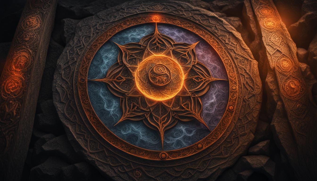 Magical Stone Mandala