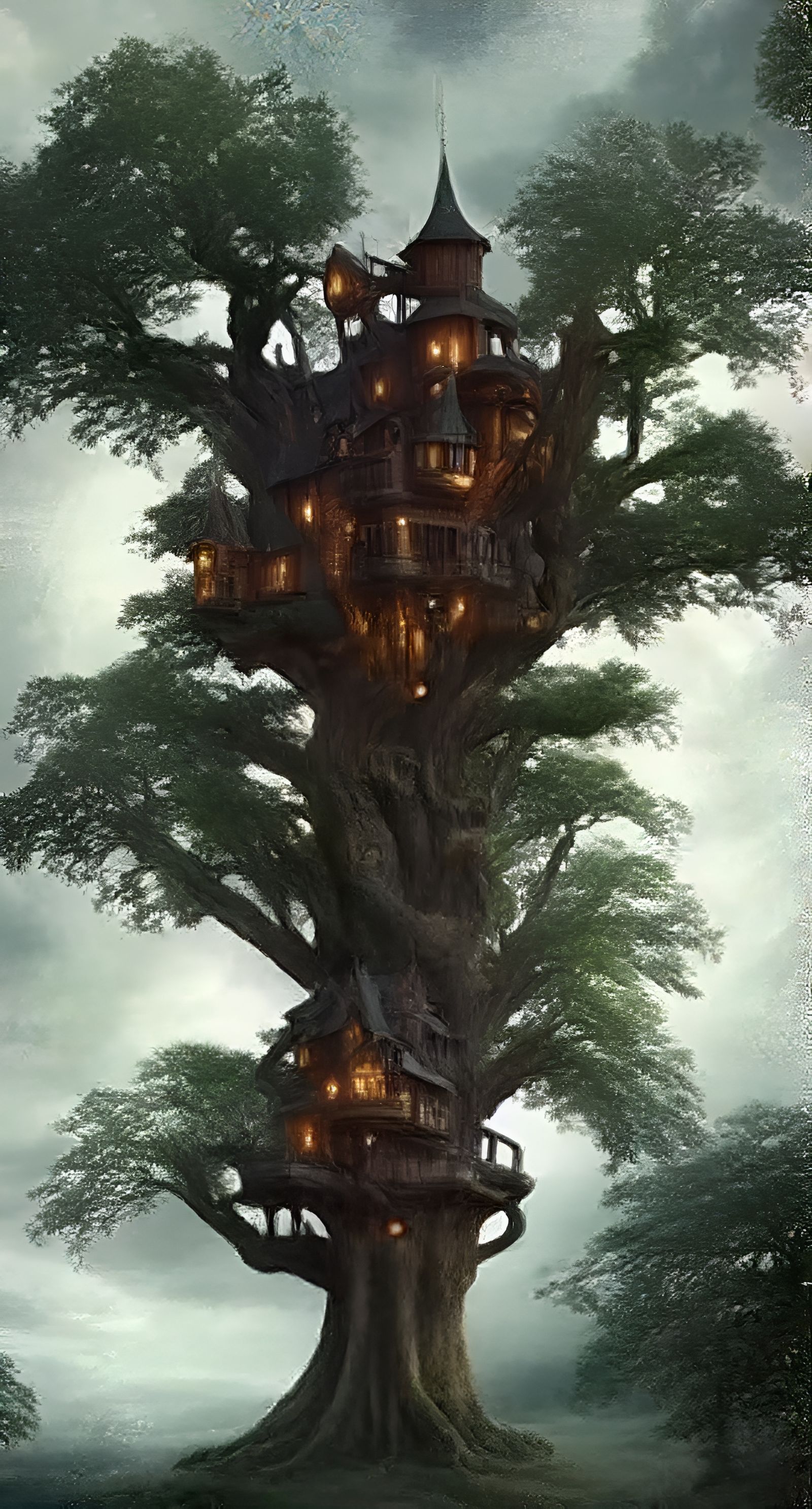 Treehouse with a Guest house