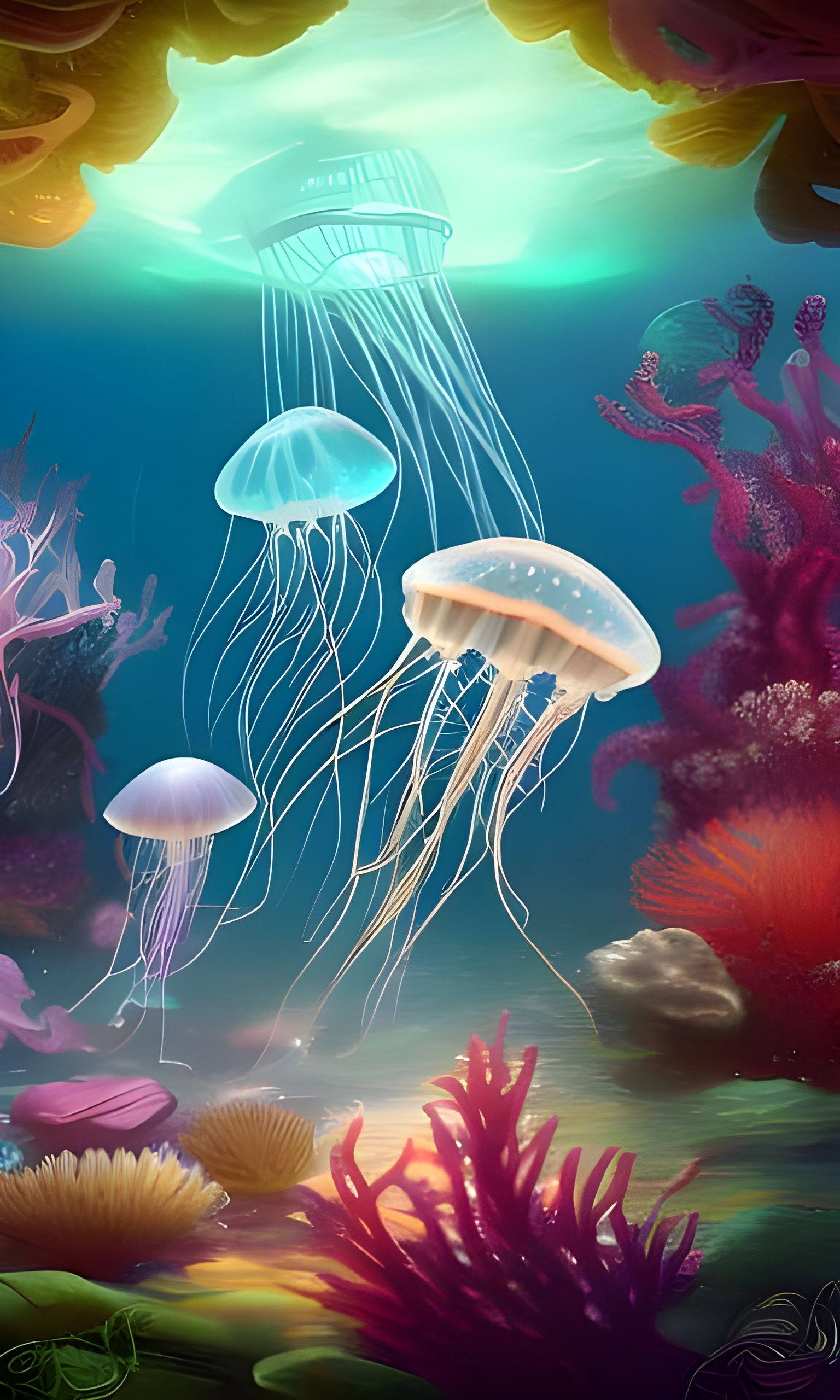 Where the jellyfish live   by @Lucy