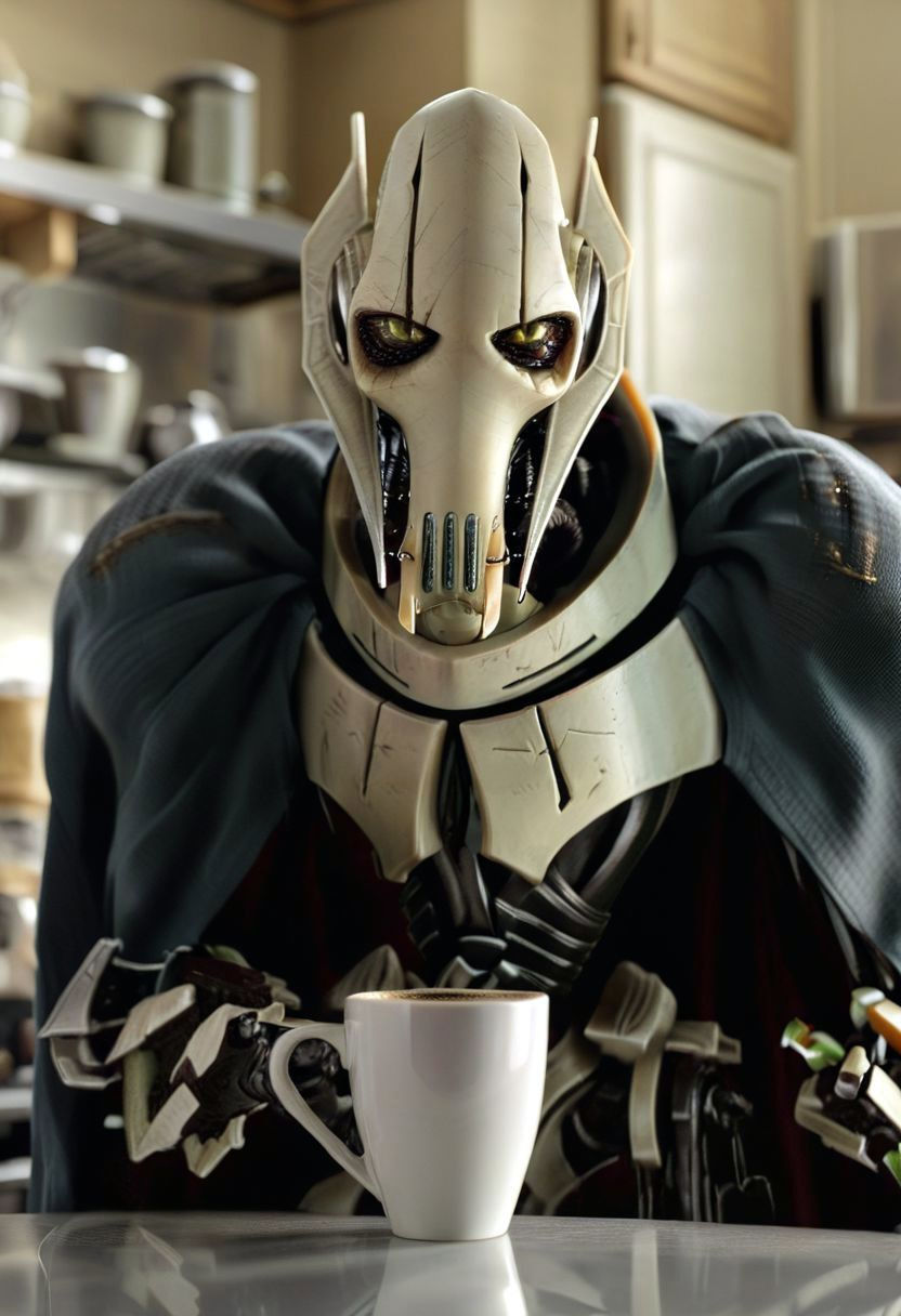 "You Have Interfered For The Last Time... With My Morning Routine": Grievous Grapples With Galactic Gripes