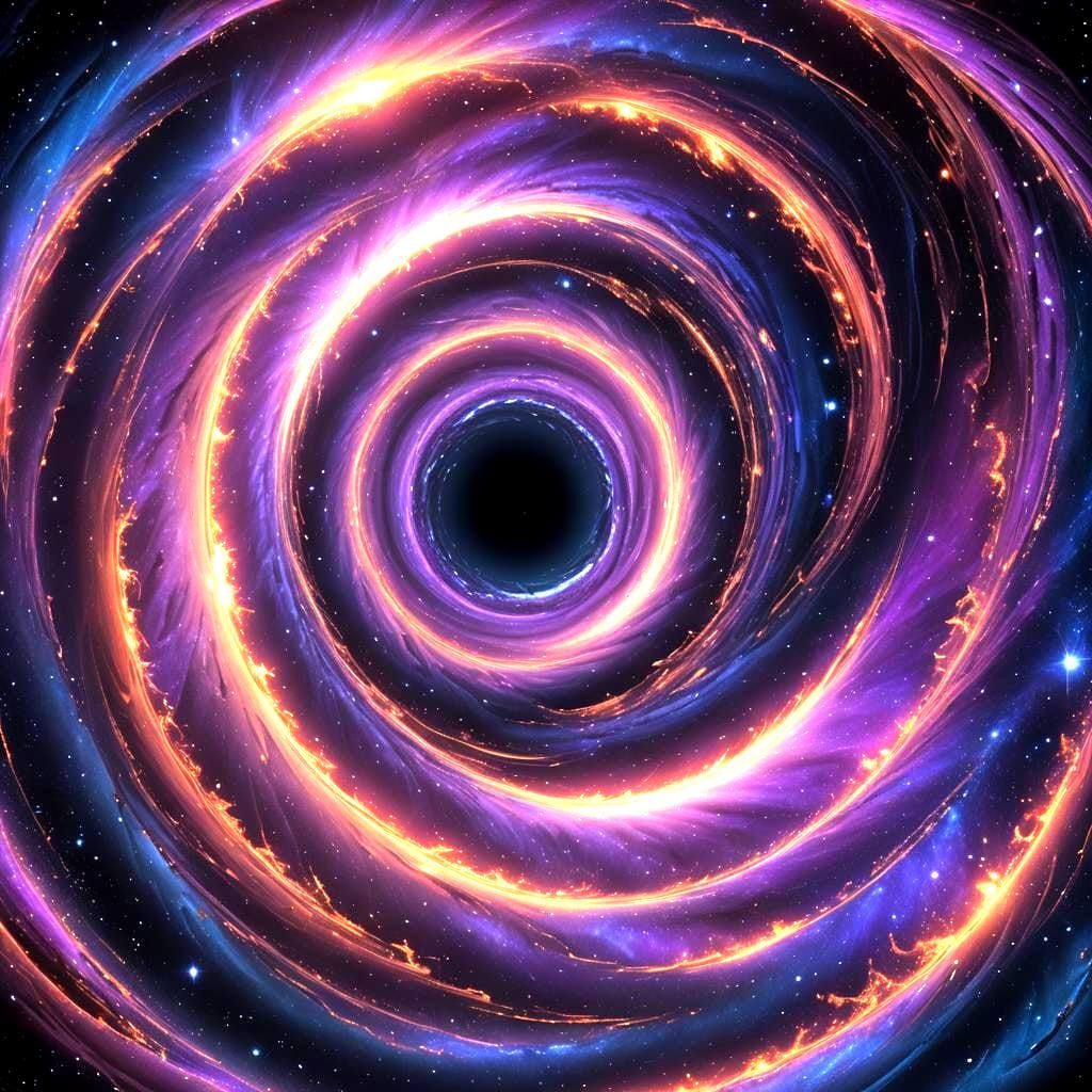 Detailed Black Hole Consuming Star in Deep Space