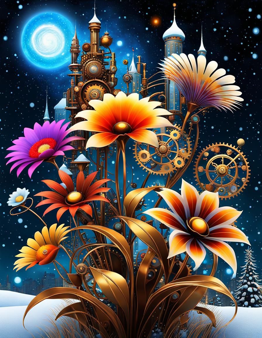 Steampunk Flower