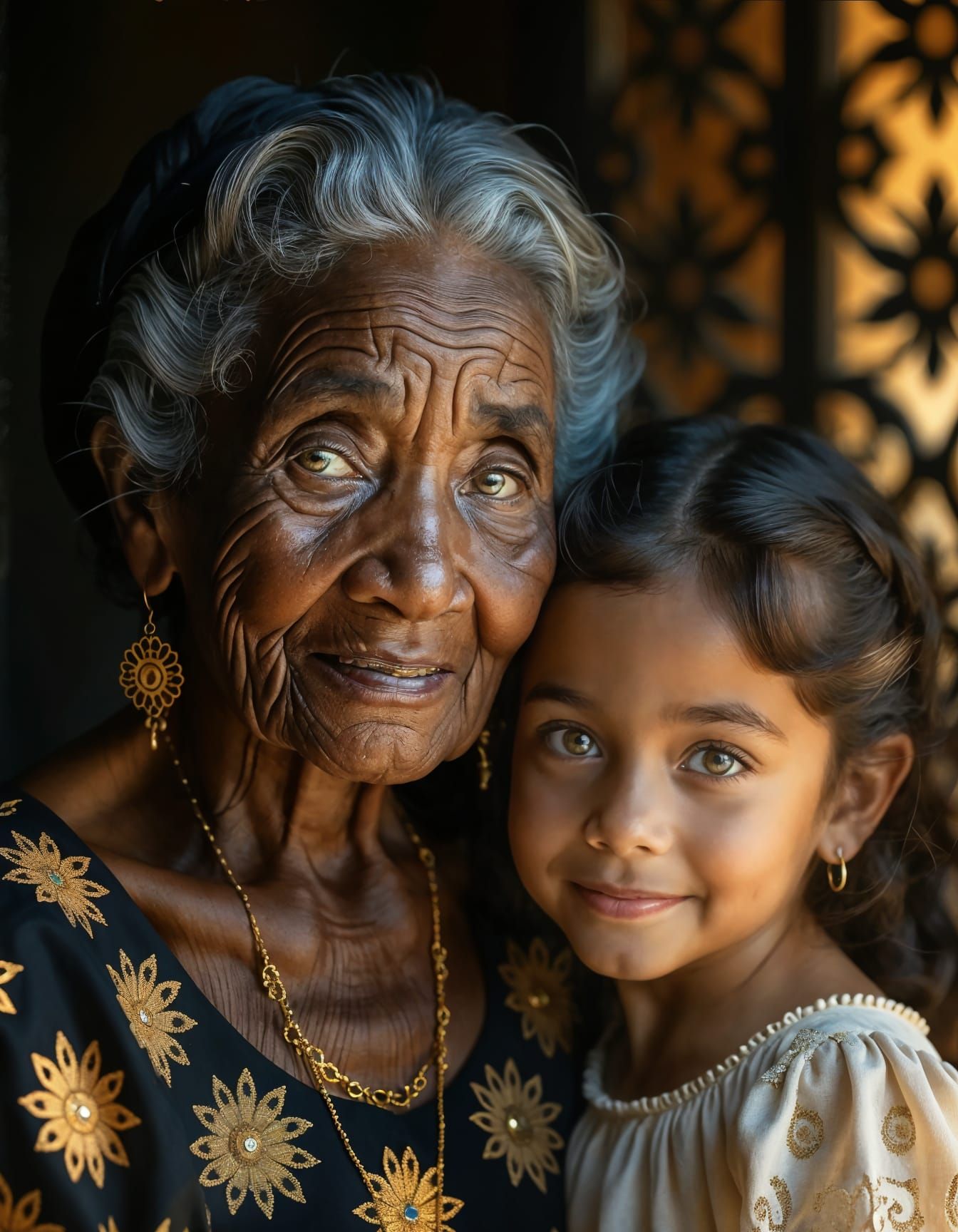 Grandmother & granddaughter   by @United States Of Daan 