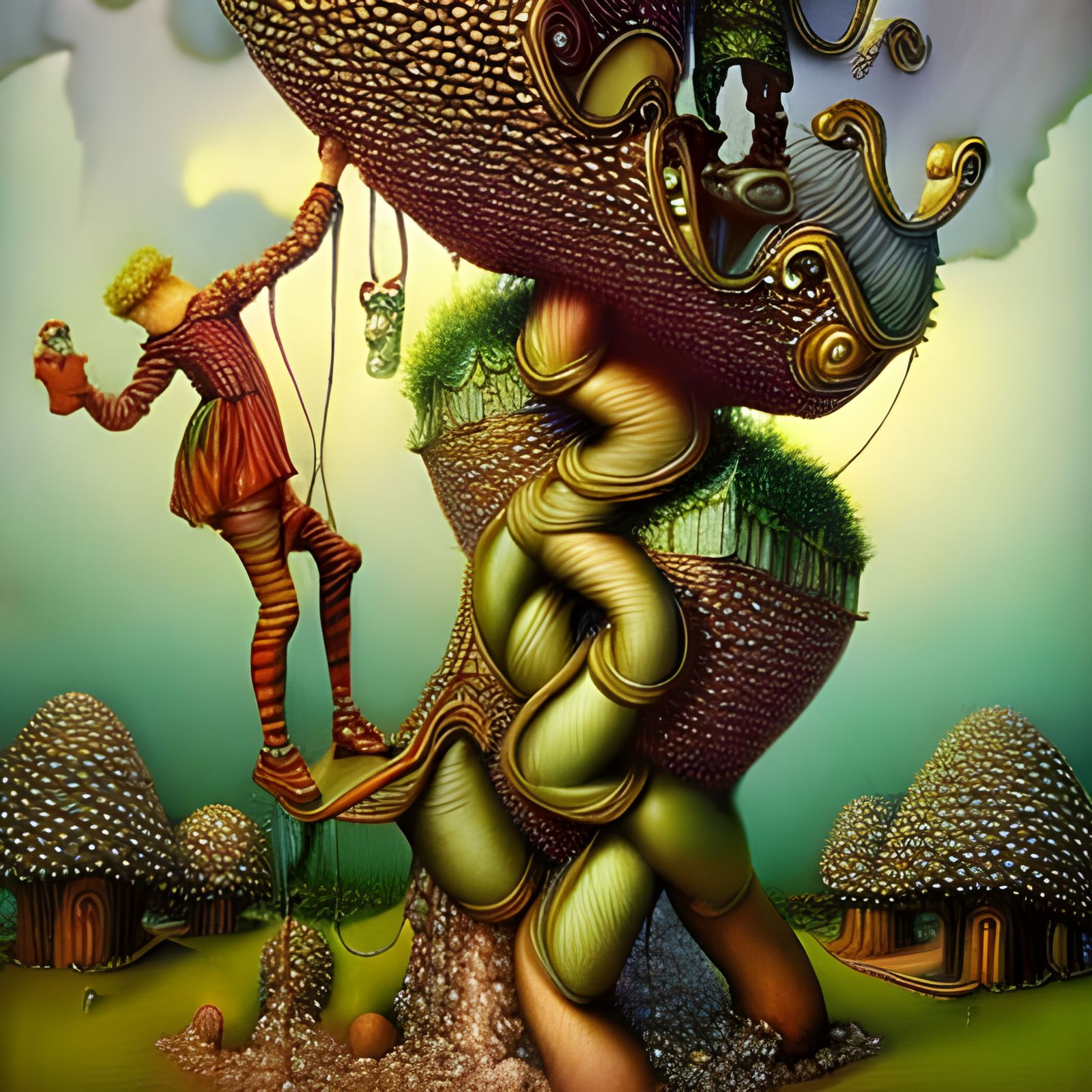 Jack and the Beanstalk  by @NewAgerJul