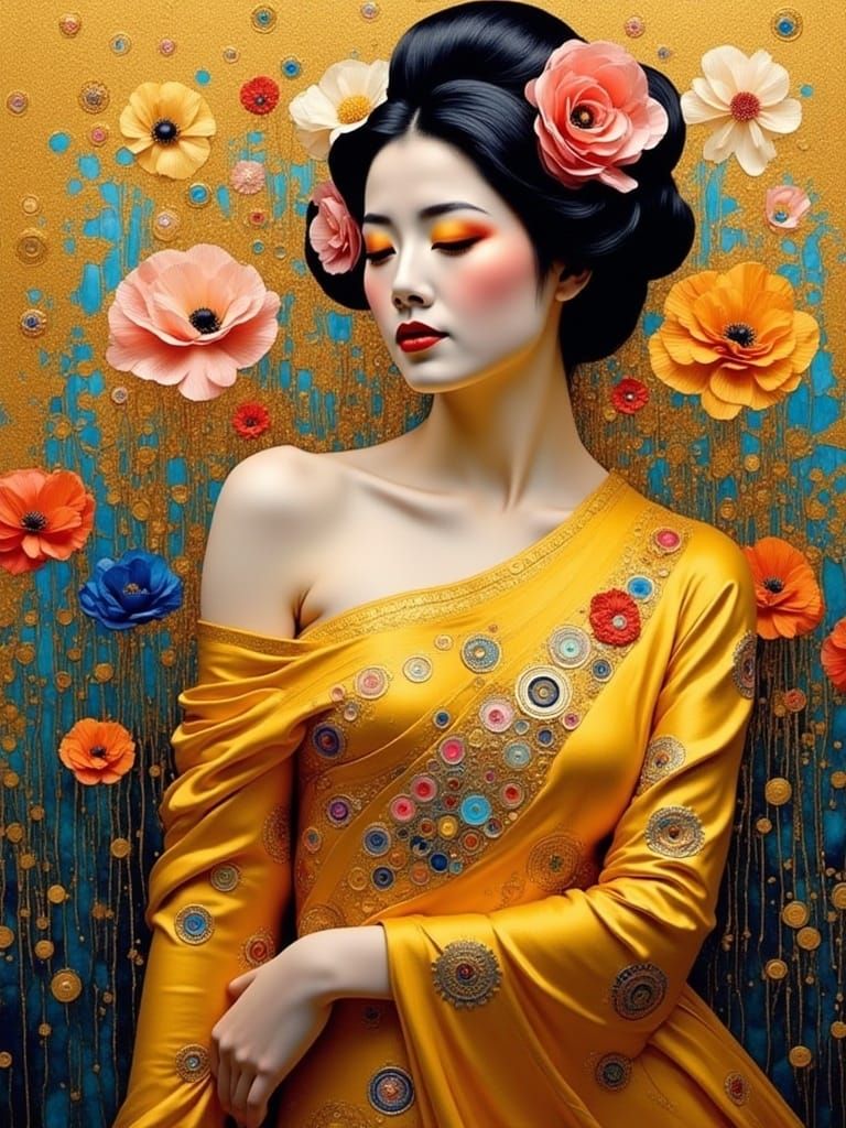 Impressionistic soft focus painting style Adele Bloch-Bauer ...