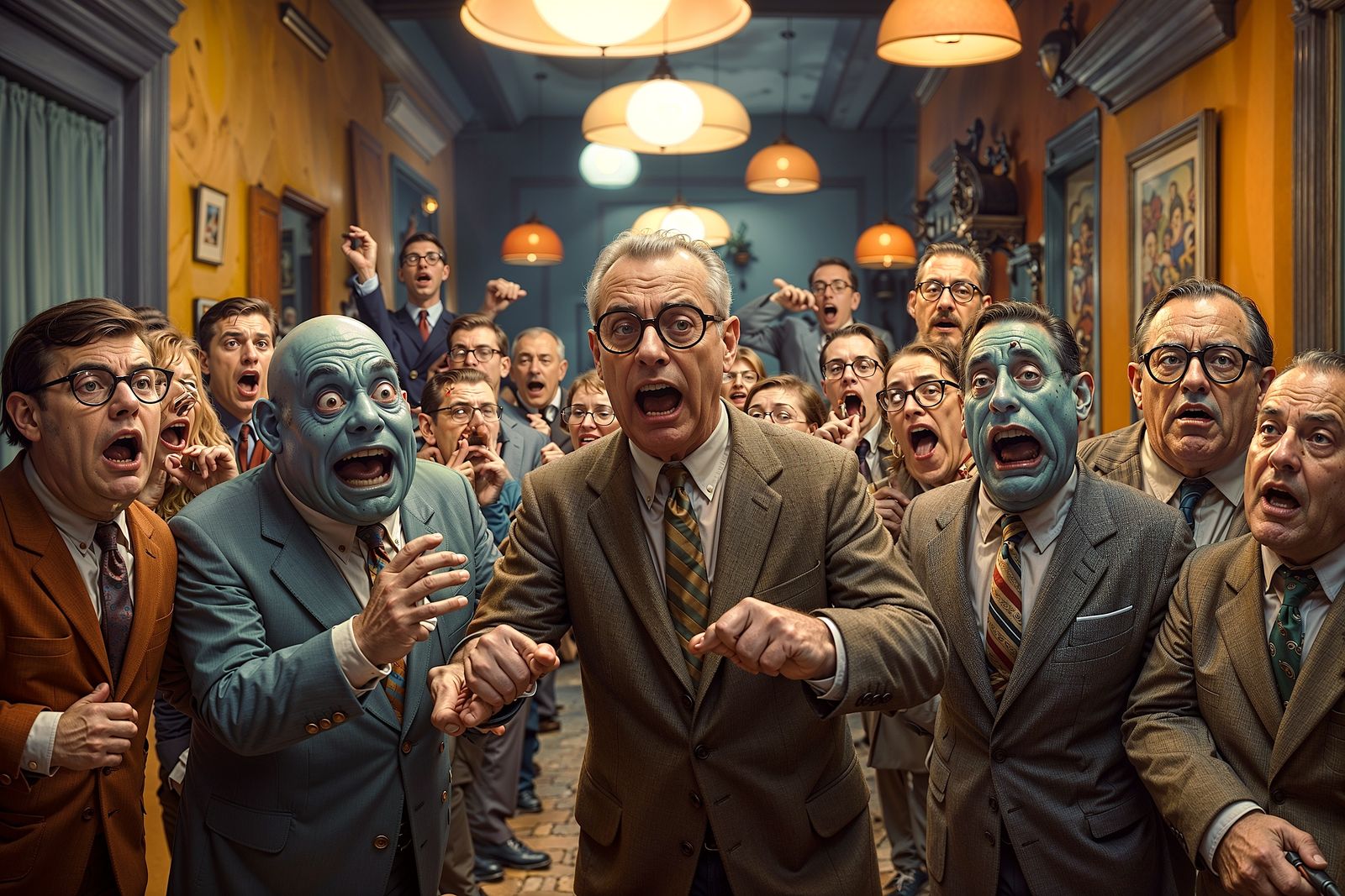 People debating important issues