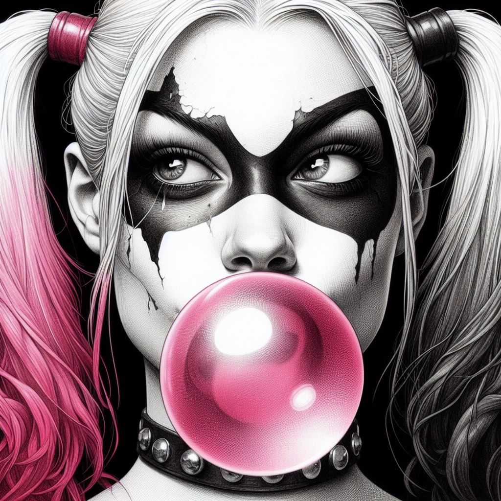 Harley Quinn portrait series
