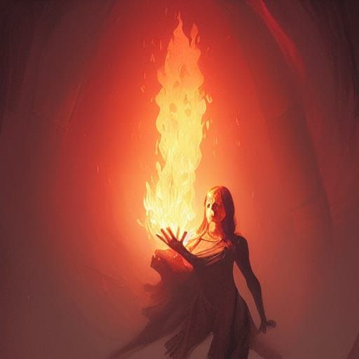 Pyrophobia Fear of fire AI Generated Artwork NightCafe Creator