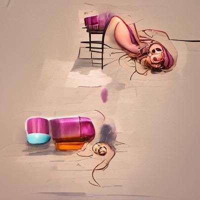 A lonely housewife strung out on pills