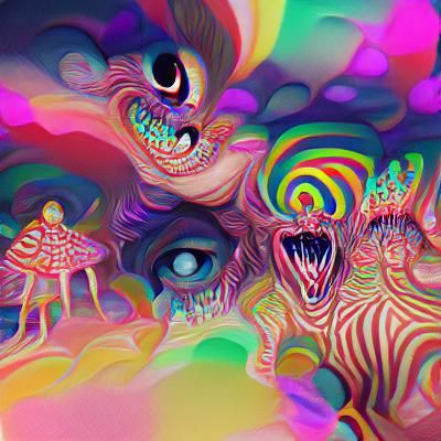 psychedelic nightmare - AI Generated Artwork - NightCafe Creator