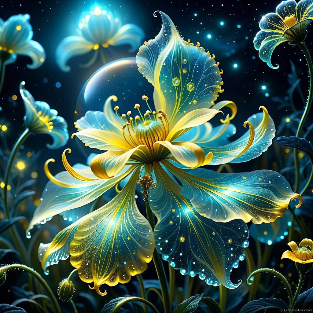 The Sun Drop Flower