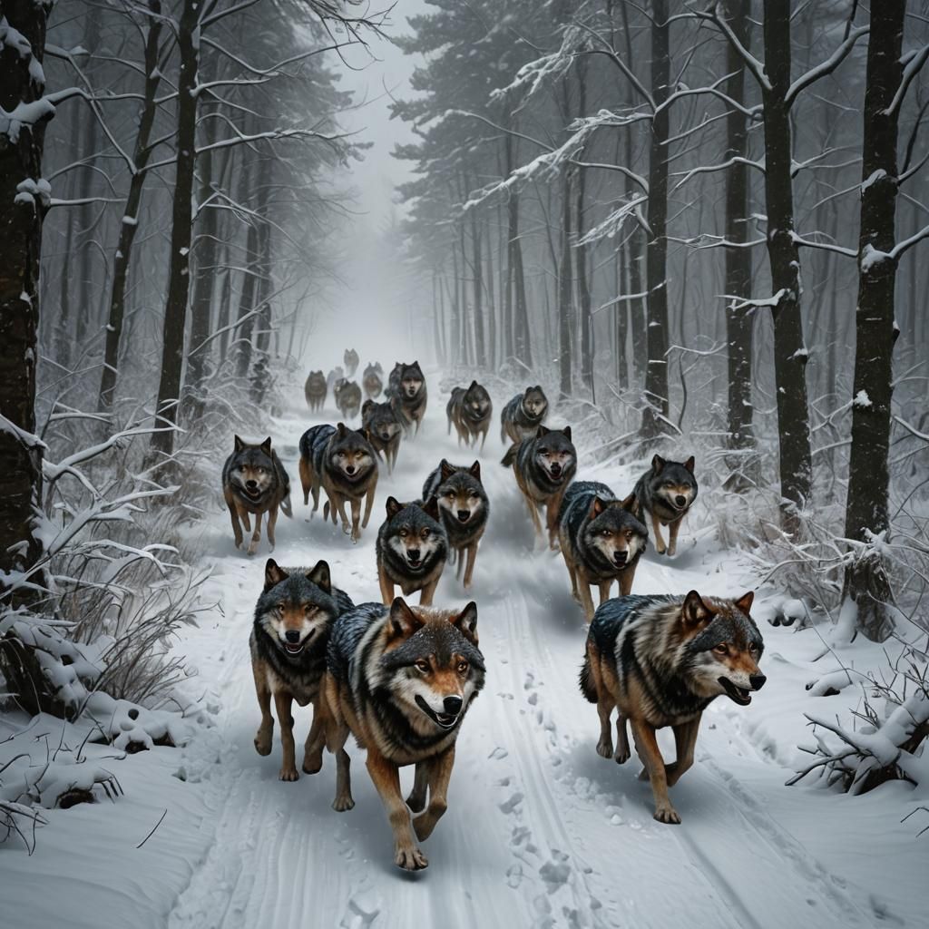Wolf pack.. 