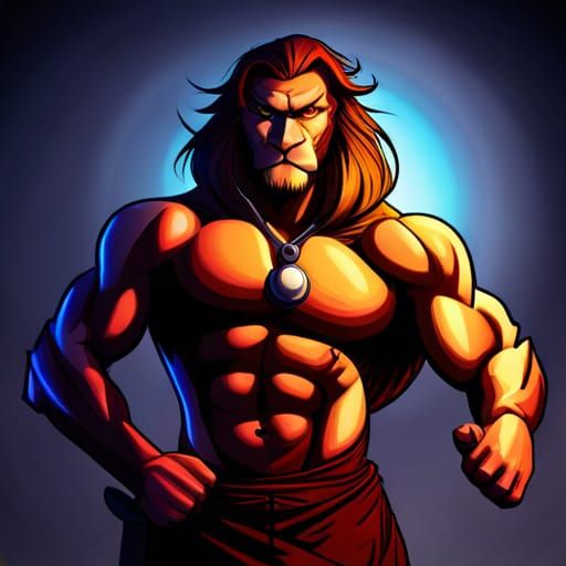Lion Man SDXL