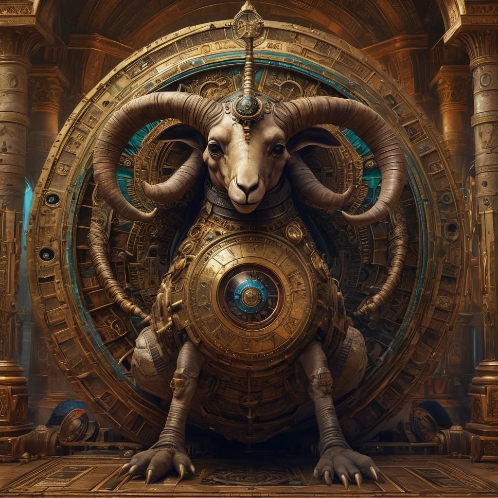 “Cult of the Snail-Aries God in an ancient Egyptian city”