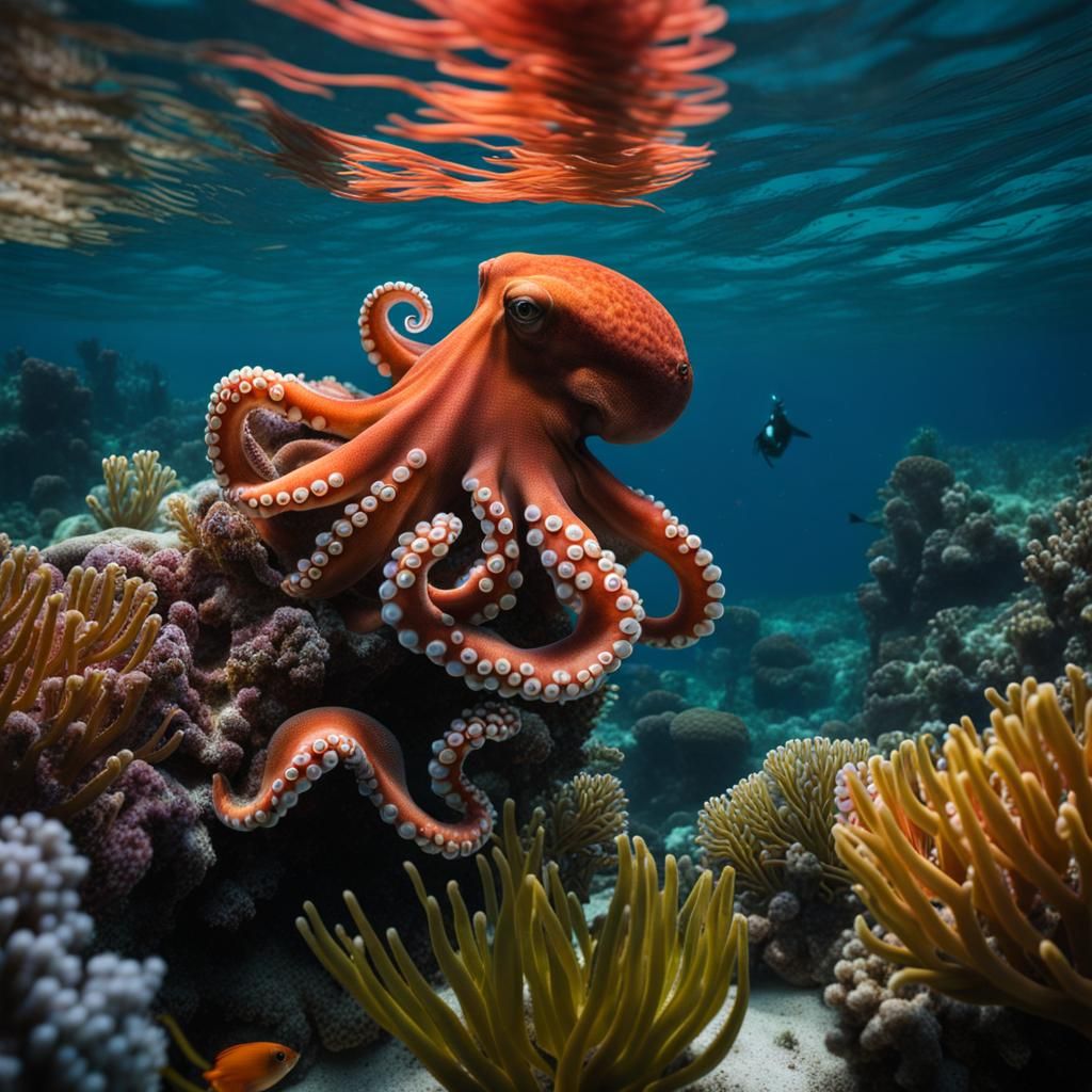 Octopus - AI Generated Artwork - NightCafe Creator