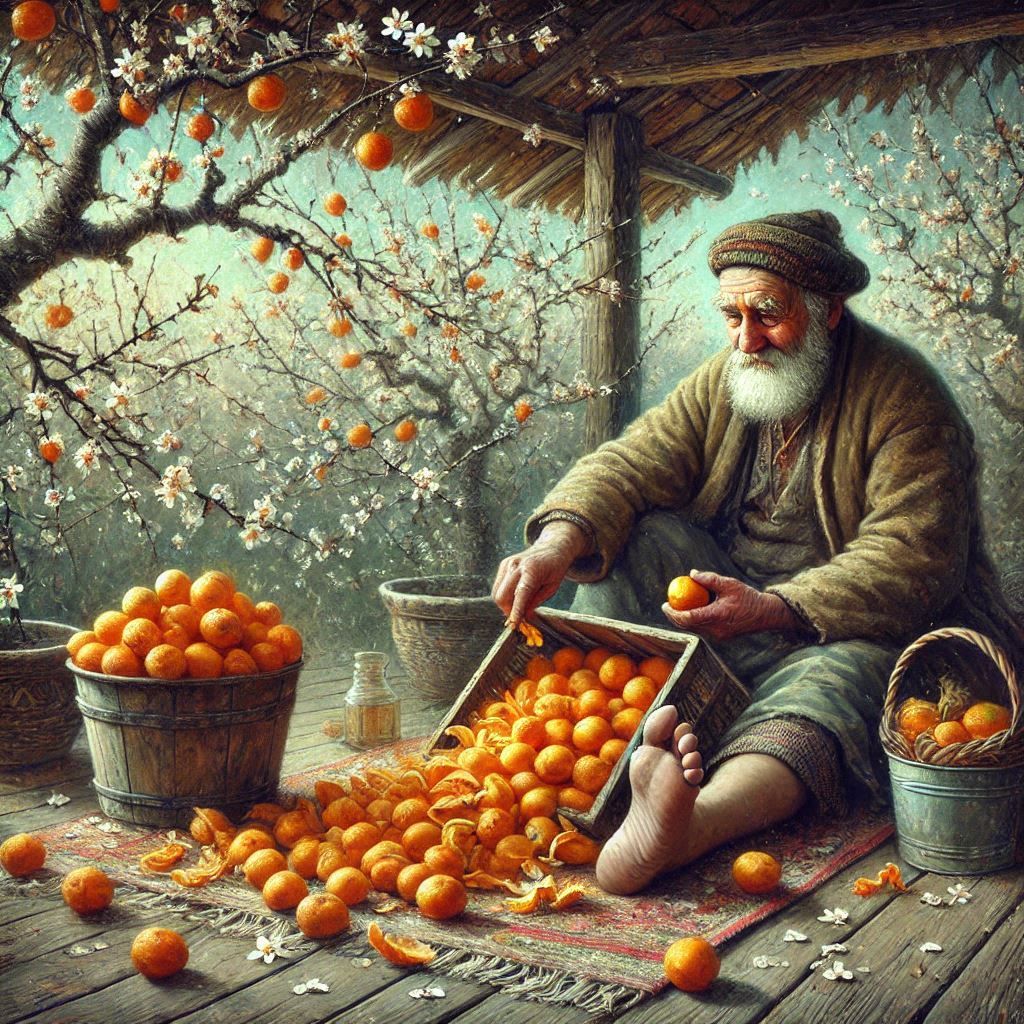 Picking tangerines