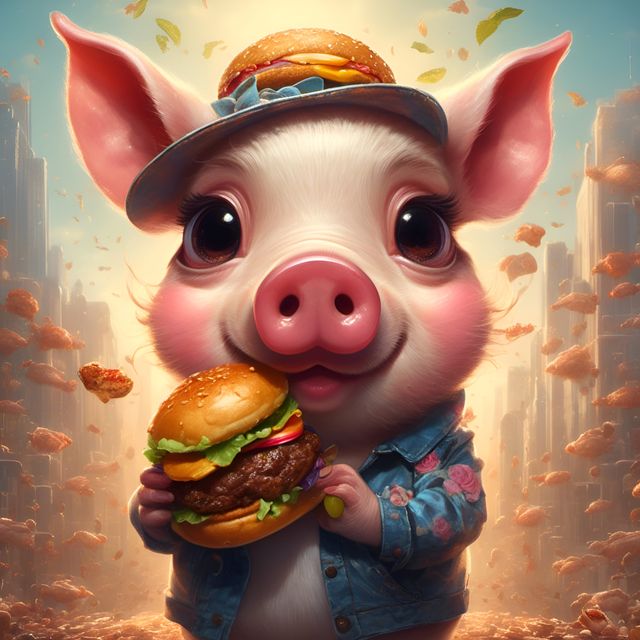 HAMburger AI Generated Artwork NightCafe Creator