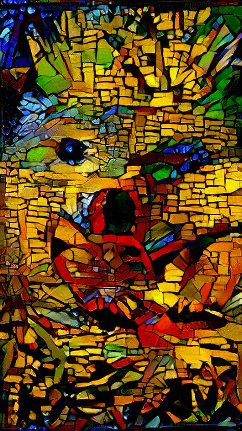 Sherwood Snuffles-Jones stained glass