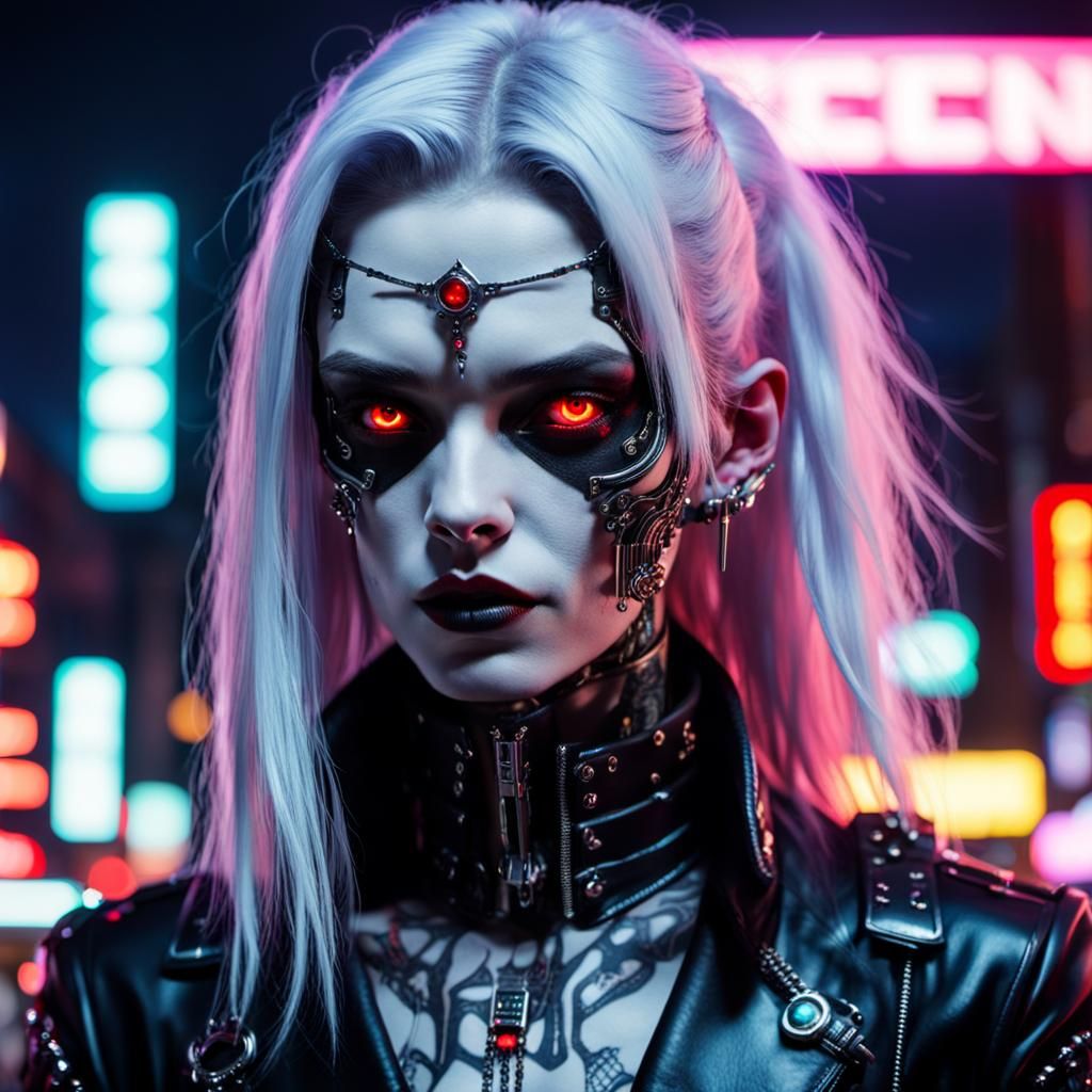 Cyber-Némésis : L'histoire de Yami, la Vampire Cyberpunk