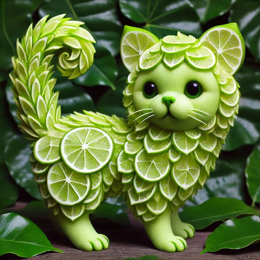Lime Cat - All things Green 💚