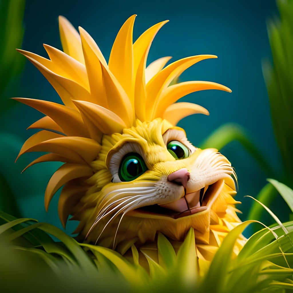 Pineapple Bunny AI Generated Artwork NightCafe Creator