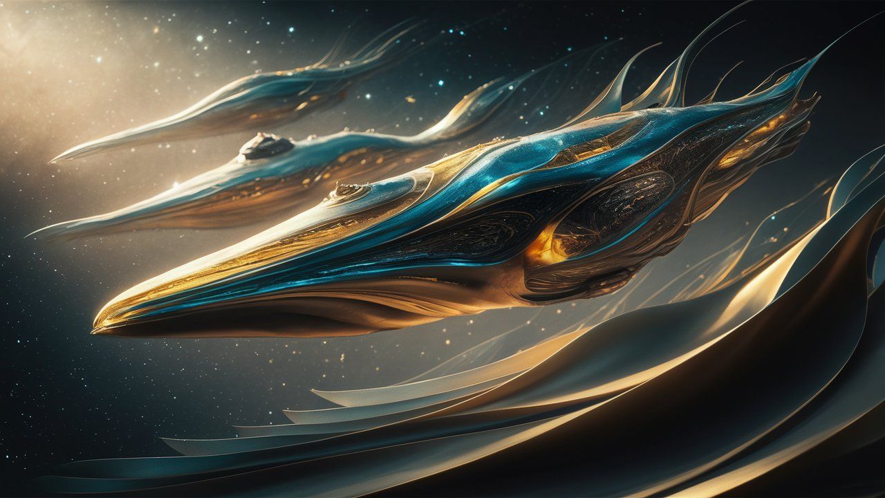 United Confederation Spaceship 'Blue whale'