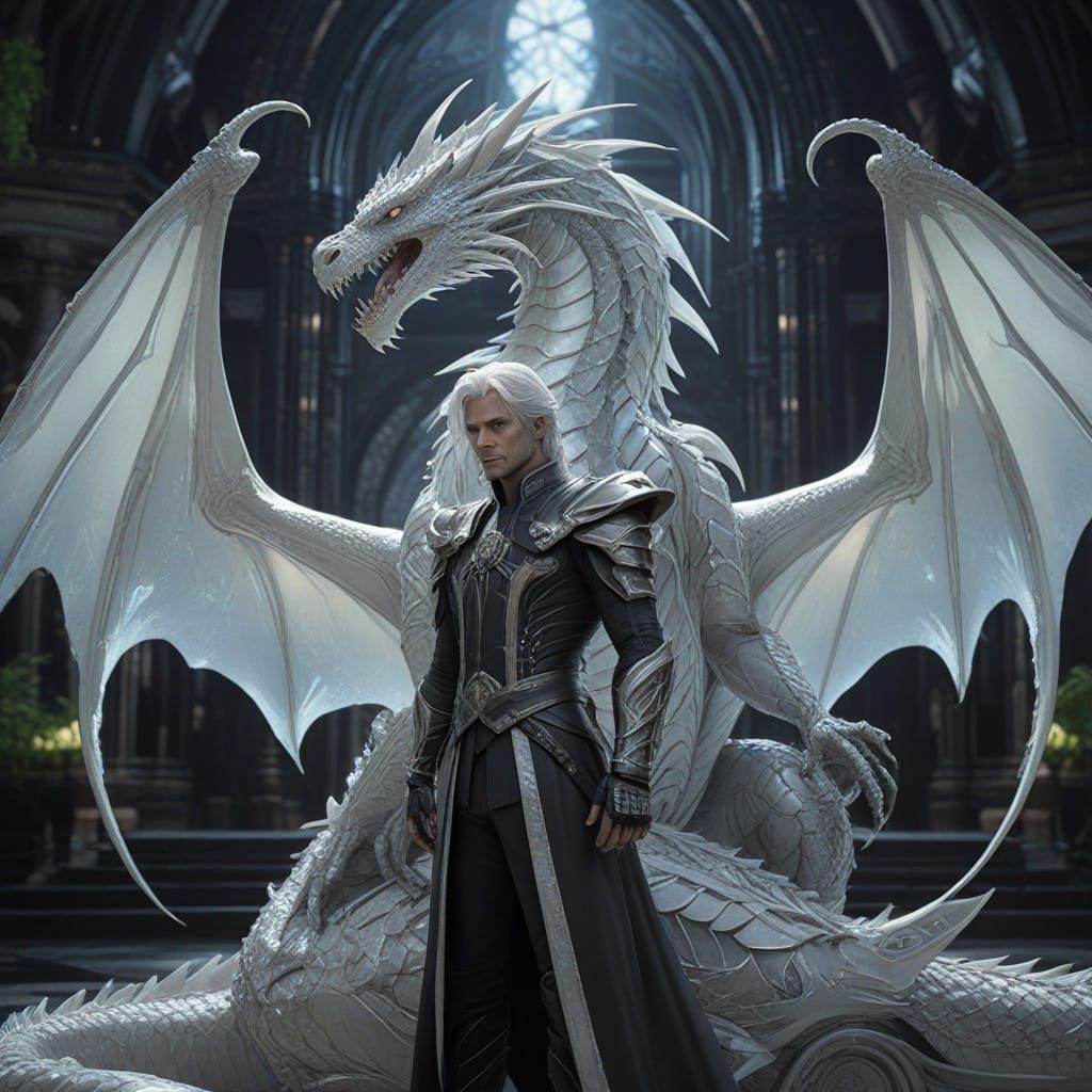Ethereal Prince and Dragon in Crystal Palace
