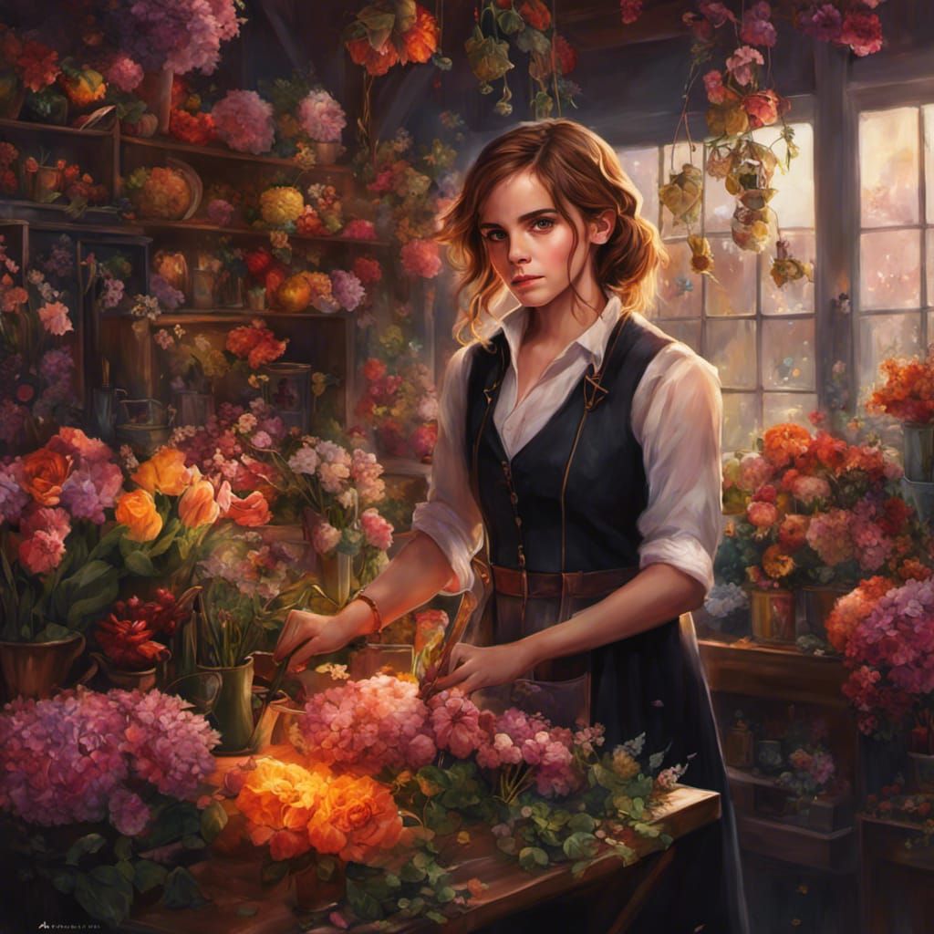 Hermione Granger's Saturday Job AI Generated Artwork NightCafe Creator