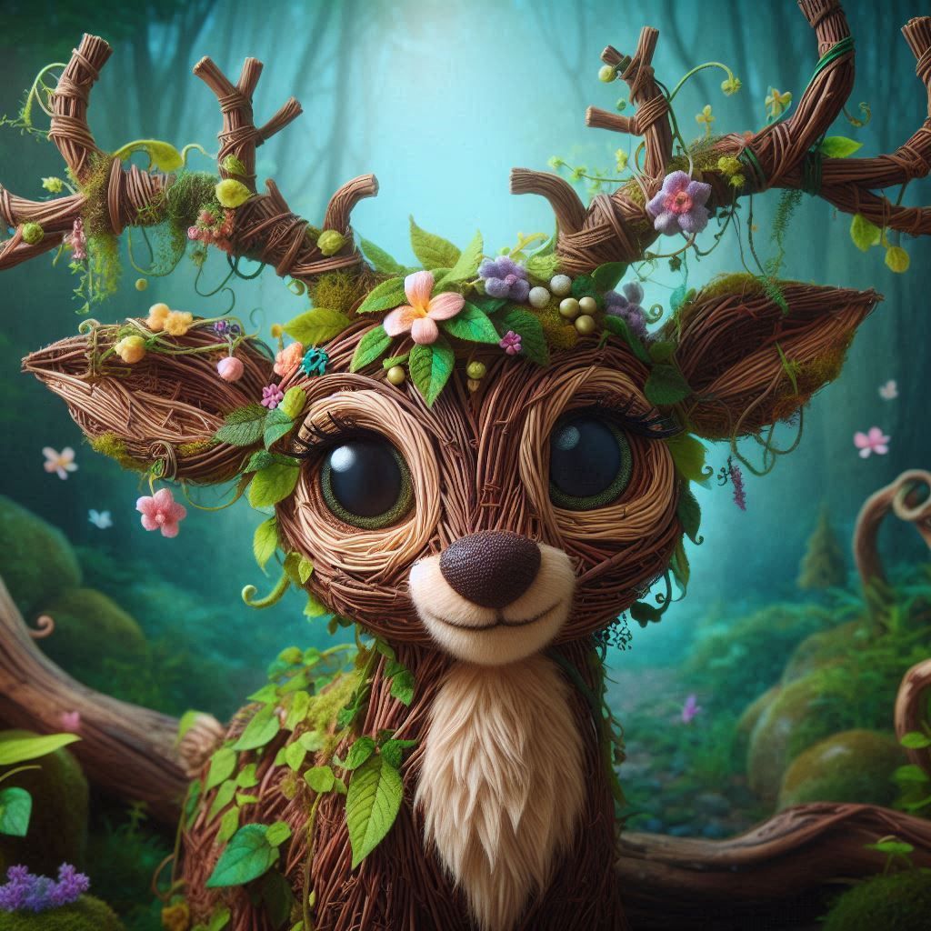 Deer nature sculpture