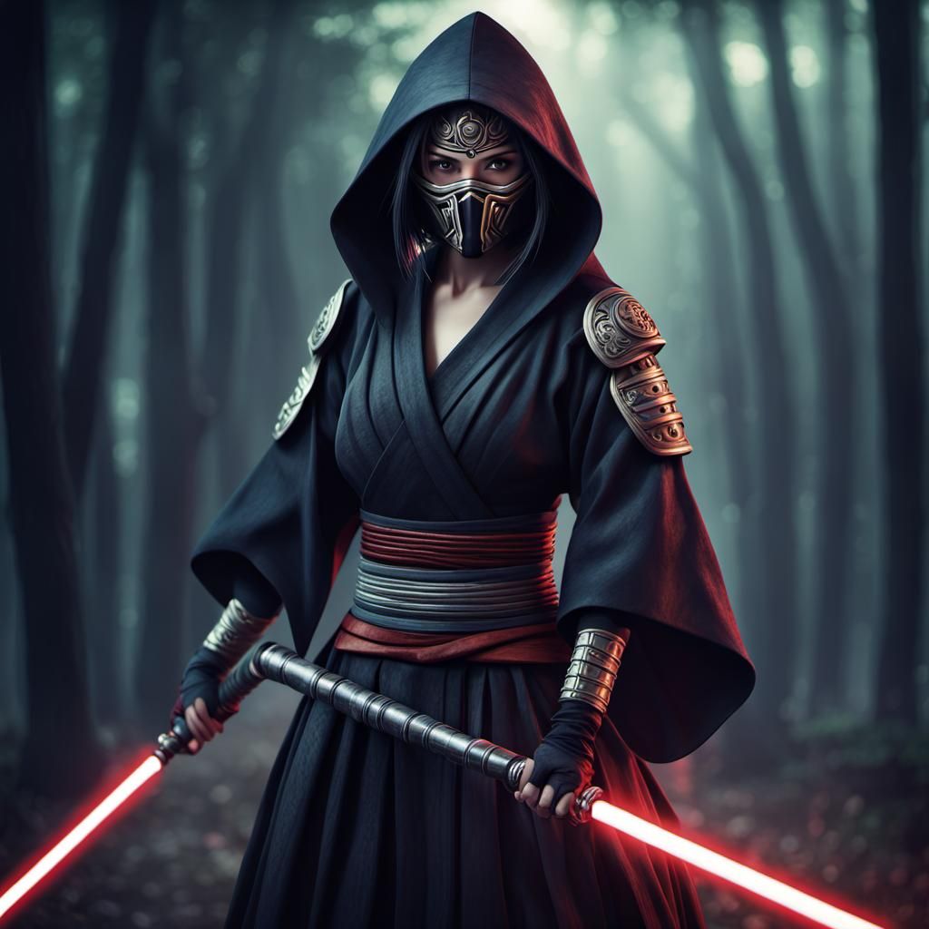 Samurai Jedi 2 - AI Generated Artwork - NightCafe Creator