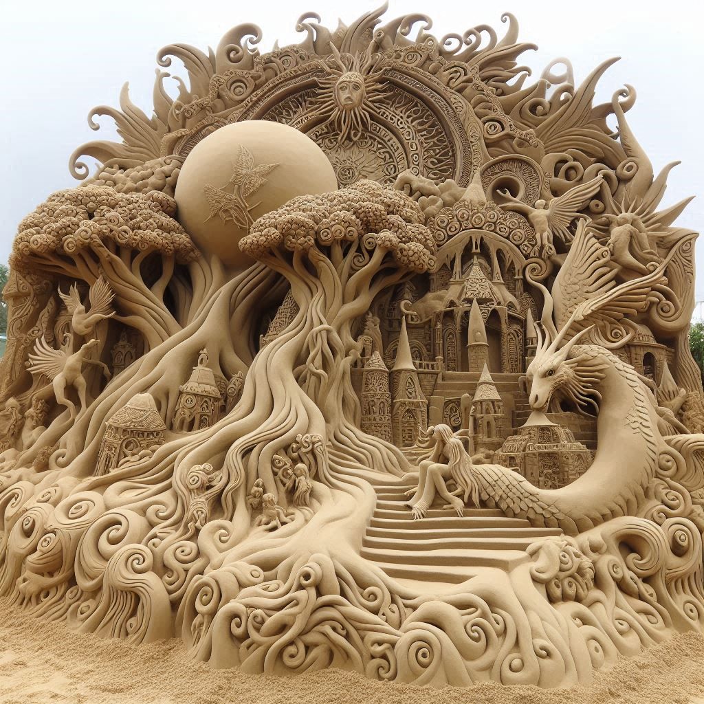 Sand sculpture