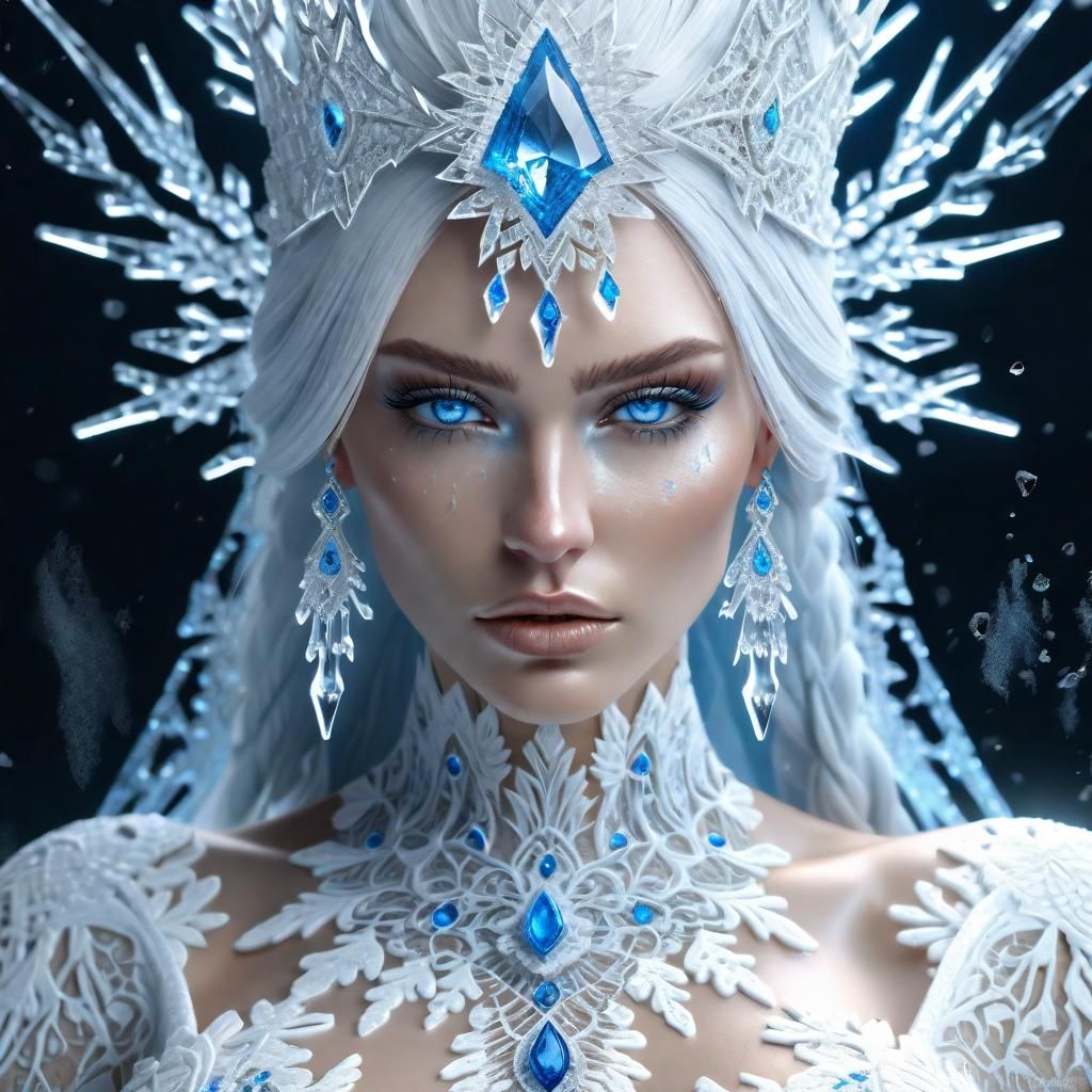 Ice Queen - AI Generated Artwork - NightCafe Creator