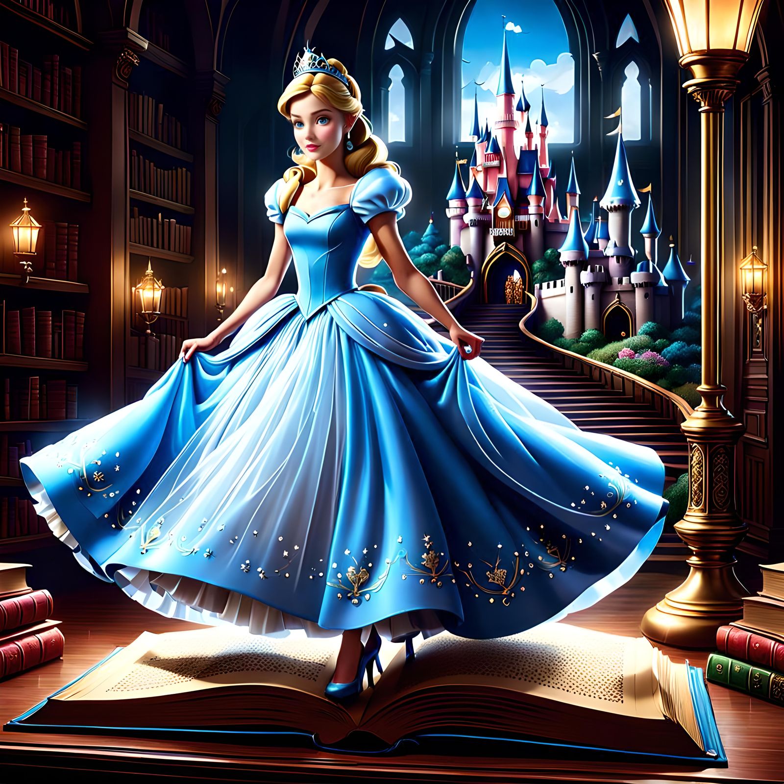 The timeless story book  magic of Cinderella    by @Revenant_