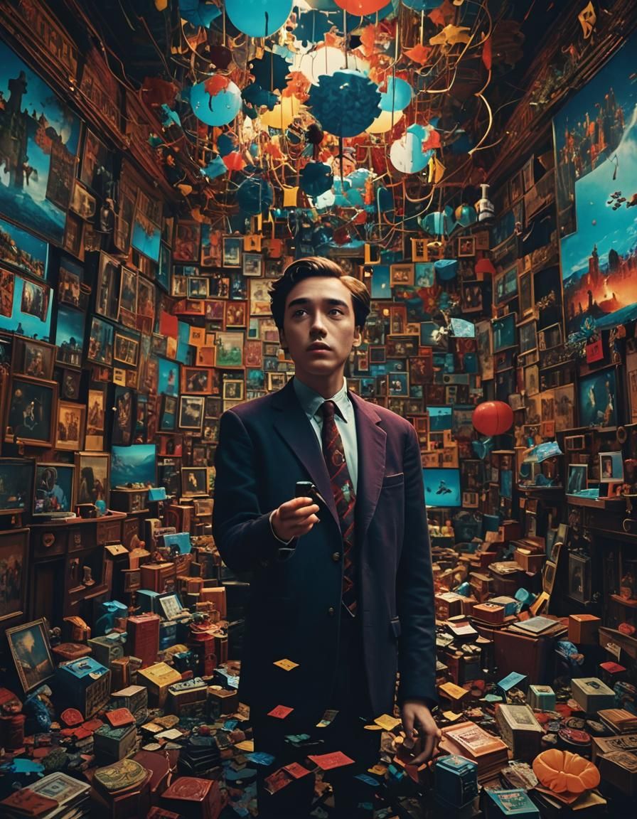 The autistic observer's world is depicted in a cinematic sti...