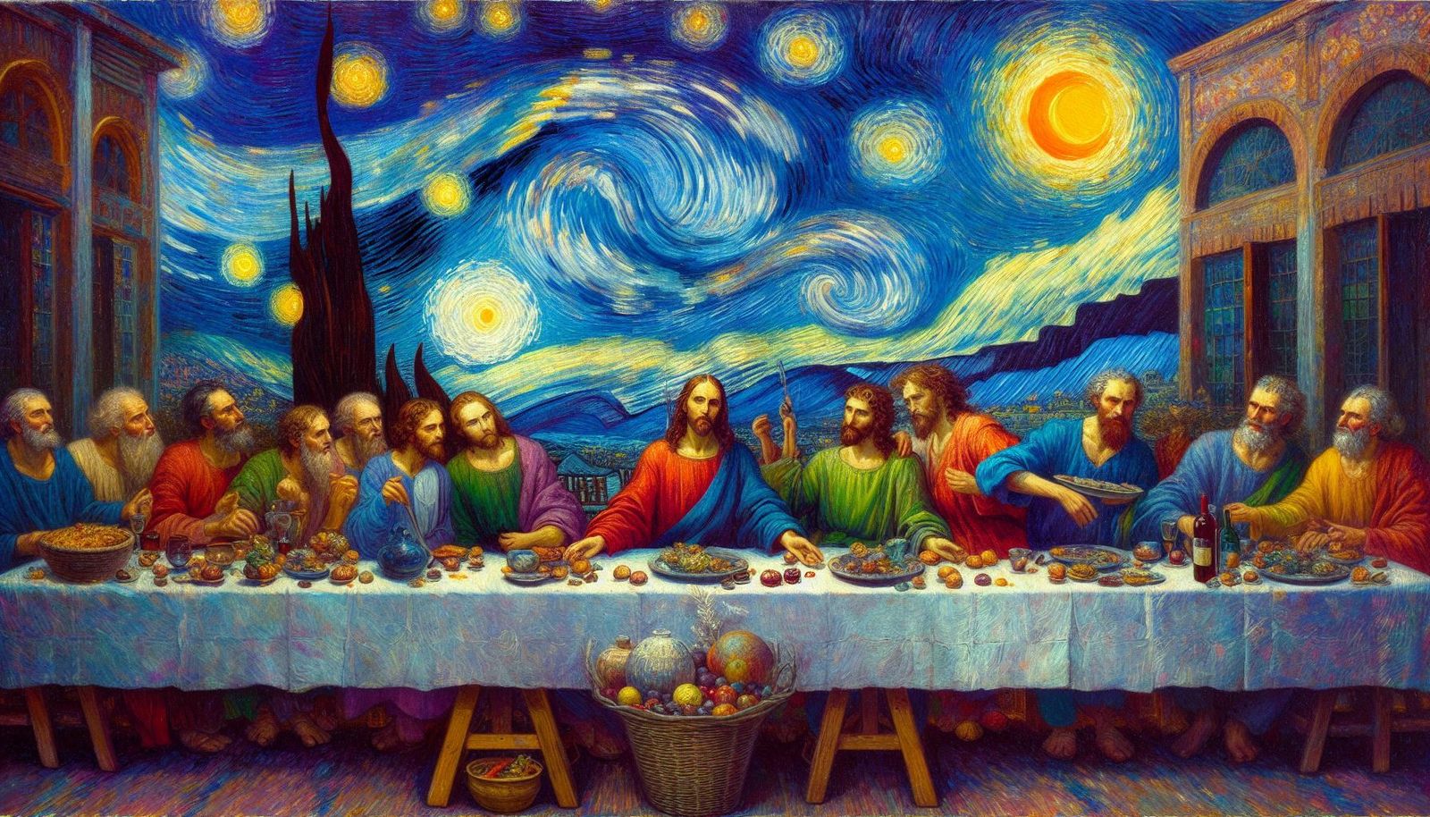 Starry Night and The Last Supper