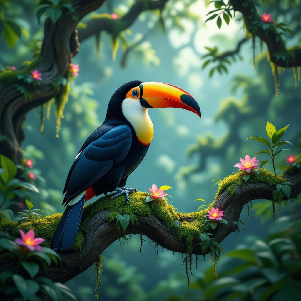 Toucan In A Tree  by @Chloe