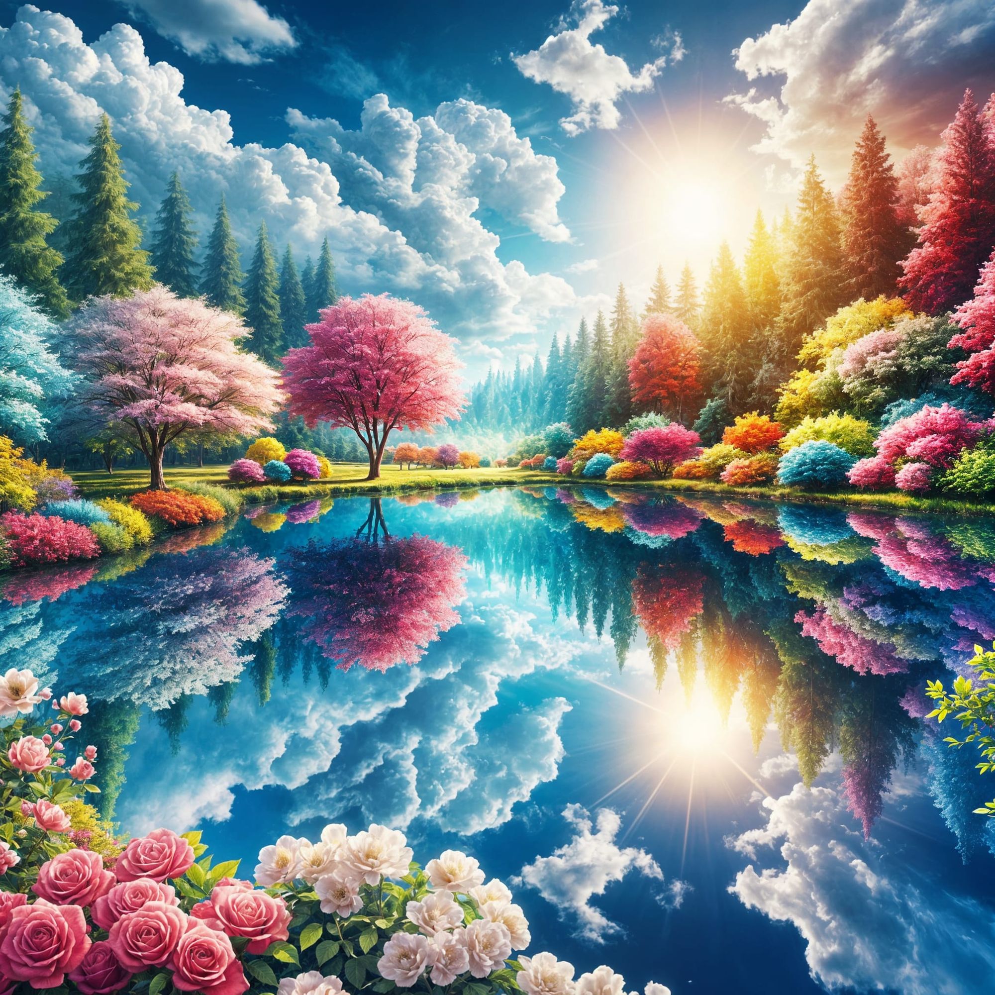 Hallucinate an image of a perfect creation 